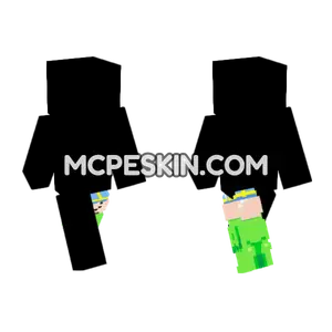 Green Jester Outfit Minecraft Bedrock skin