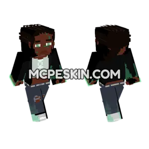 Green Lantern Sojourner Minecraft Bedrock skin