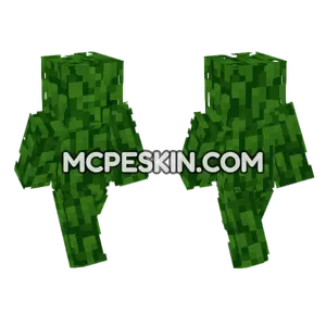 Green Leafy Skin Minecraft Bedrock skin