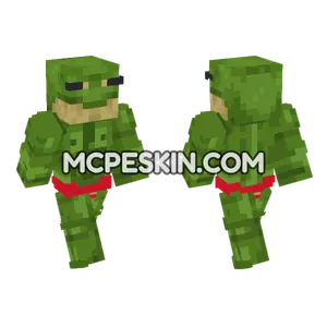 Green Monster Skin Minecraft Bedrock skin