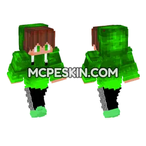 Green Sonic Skin Minecraft Bedrock skin