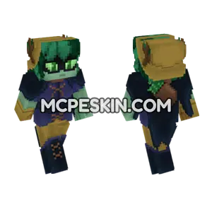 Green Witch Minecraft Bedrock skin