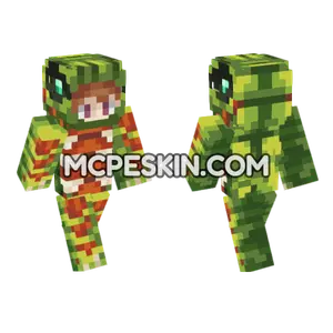 Green Zombie Skin Minecraft Bedrock skin