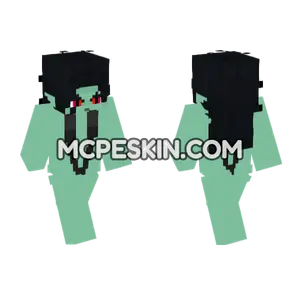 Green Zombie With Spider Accents