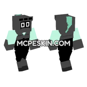 Grey and Black Hoodie Minecraft Bedrock skin