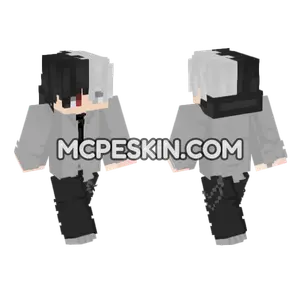 Grey Hoodie Character