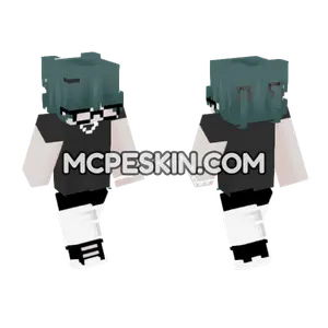 Grey School Uniform Minecraft Bedrock skin