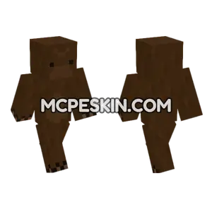 Grizzly Bear Skin Minecraft Bedrock skin