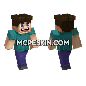 Grotesque Steve Minecraft Bedrock skin