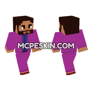 Gta Vice City Npc 6058803 Minecraft Bedrock skin