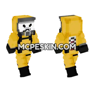Gubby Radiation Suit Minecraft Bedrock skin