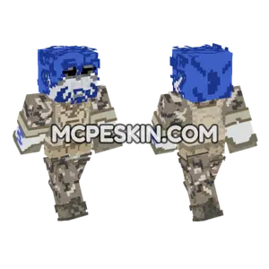 Guest1337 Forsaken Skin Minecraft Bedrock skin