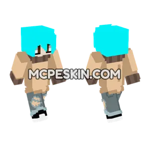 Gumball Human Awesome Minecraft Bedrock skin