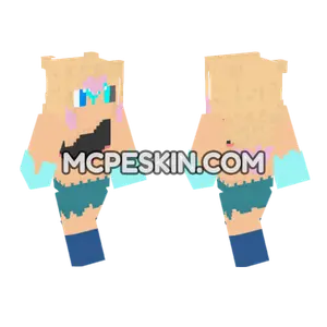 Half Monster Half Human Minecraft Bedrock skin