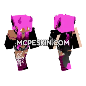 Halloween Kawaii Chan Minecraft Bedrock skin