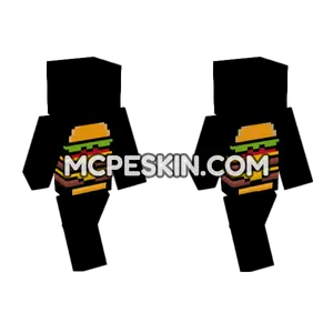 Hamburger Skin Minecraft Bedrock skin