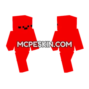 Happy2 Red Suit Minecraft Bedrock skin