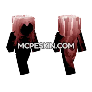 HD Hair Long Ombre Layers Minecraft Bedrock skin