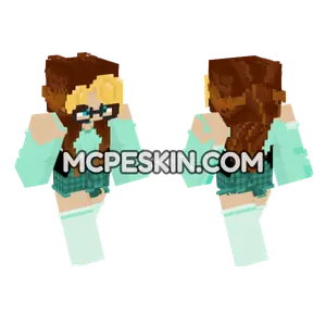 HD Kim Aphmau ASMP Minecraft Bedrock skin