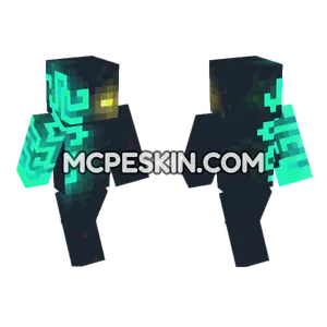 He Glows Minecraft Bedrock skin