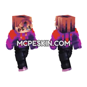 Head First Part 2 Minecraft Bedrock skin