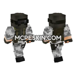 HECU Half-Life Soldier Minecraft Bedrock skin