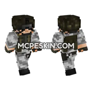 HECU Half Life Soldier Minecraft Bedrock skin