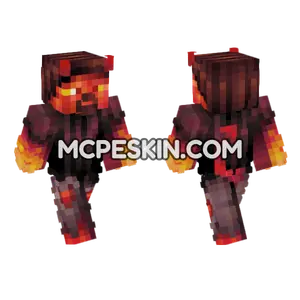 Hell Steve Minecraft Bedrock skin