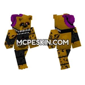 Hellmare Fred Bear Minecraft Bedrock skin