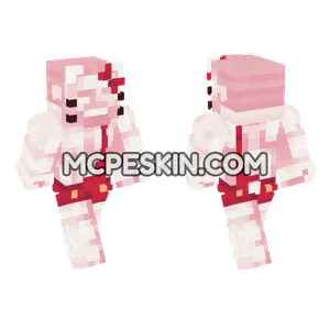 Hello Kitty Minecraft Bedrock skin