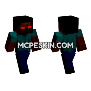 Herobrine Horror Minecraft Bedrock skin