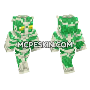 Hierophant Green Skin Minecraft Bedrock skin