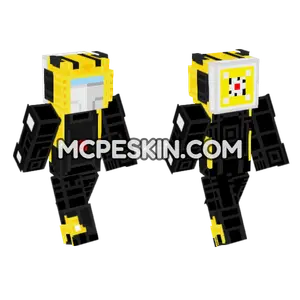High Octane Bumblebee Minecraft Bedrock skin