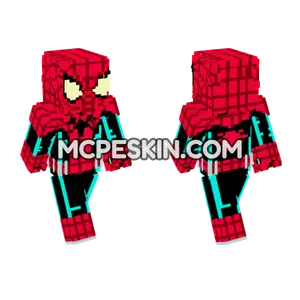High School Era Spider-Man Minecraft Bedrock skin