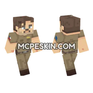 Hopper Season 1 Minecraft Bedrock skin