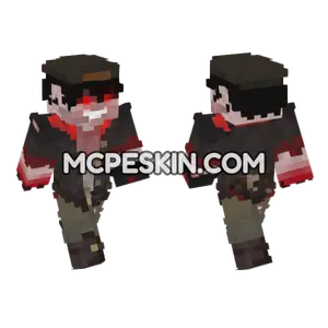 Horror Granny Skin 10 Minecraft Bedrock skin