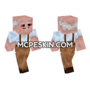 Horror Granny Skin 7 Minecraft Bedrock skin