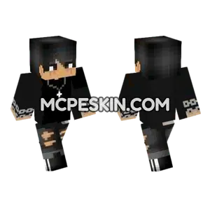 Hot Boy Wolf Minecraft Bedrock skin