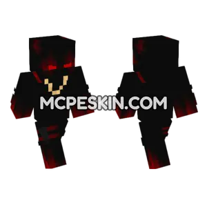 Huddho Red Flames Minecraft Bedrock skin