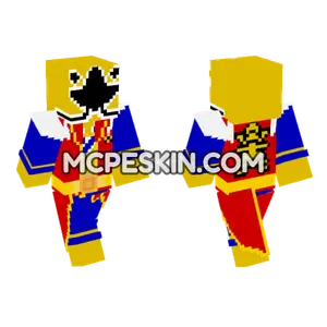 Hyper Shinken Gold Minecraft Bedrock skin