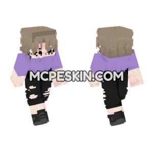 I Died In February Minecraft Bedrock skin