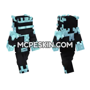 Ice Elemental Minecraft Bedrock skin