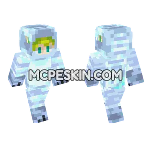 Ice Shard Boy Minecraft Bedrock skin