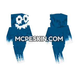 Iced Blue Creature Minecraft Bedrock skin