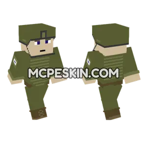IDF Soldier Variant 1 Minecraft Bedrock skin