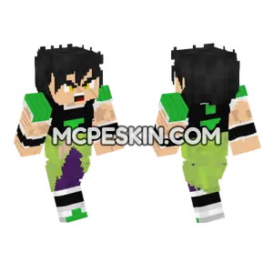 Ikari Broly Minecraft Bedrock skin