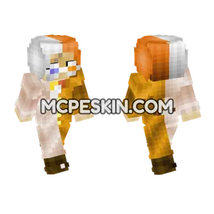 Inazuma Character Minecraft Bedrock skin