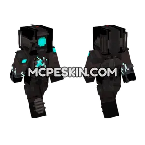 Injured Titan Cameraman Detainer Minecraft Bedrock skin