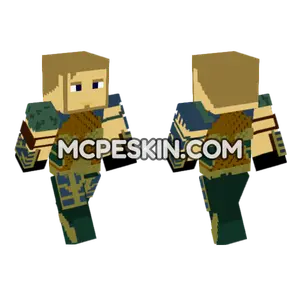 Injustice Aquaman Regime Minecraft Bedrock skin