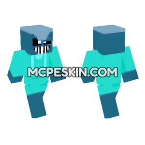 Inverse Man Minecraft Bedrock skin
